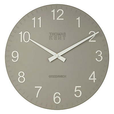 Thomas Kent Cotswold Clock, Dia.30cm Grey Thomas Kent Cotswold Clock, Dia.30cm Grey